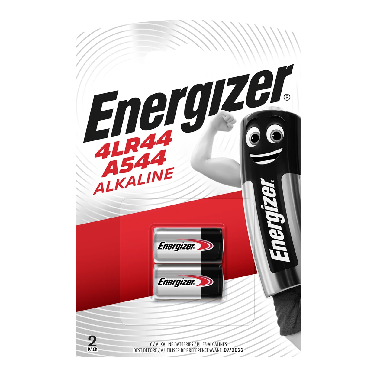 Energizer 4LR44/A544 Alkaline - Pack of 2 | Batteries & Power Banks ...