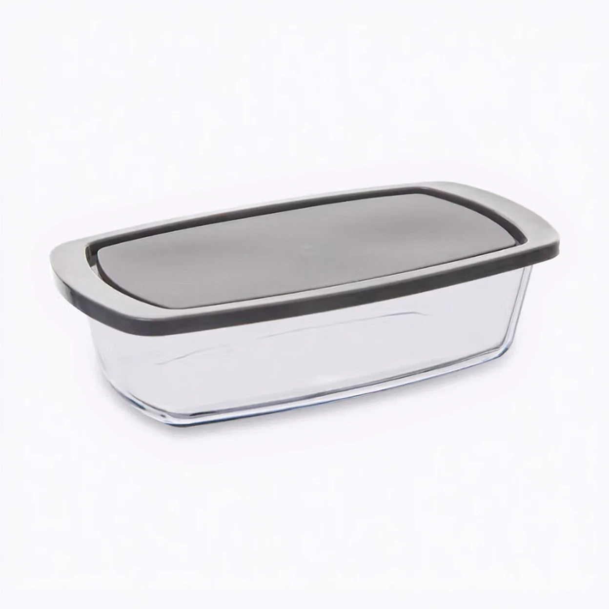 Keepeat Glas-Brotlaibform mit Deckel 27 x 14 cm | Glasauflaufformen