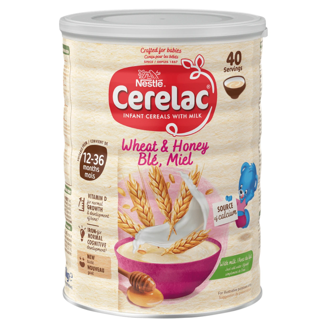 Nestle Cerelac -Wheat & Honey (12 - 36 Months)