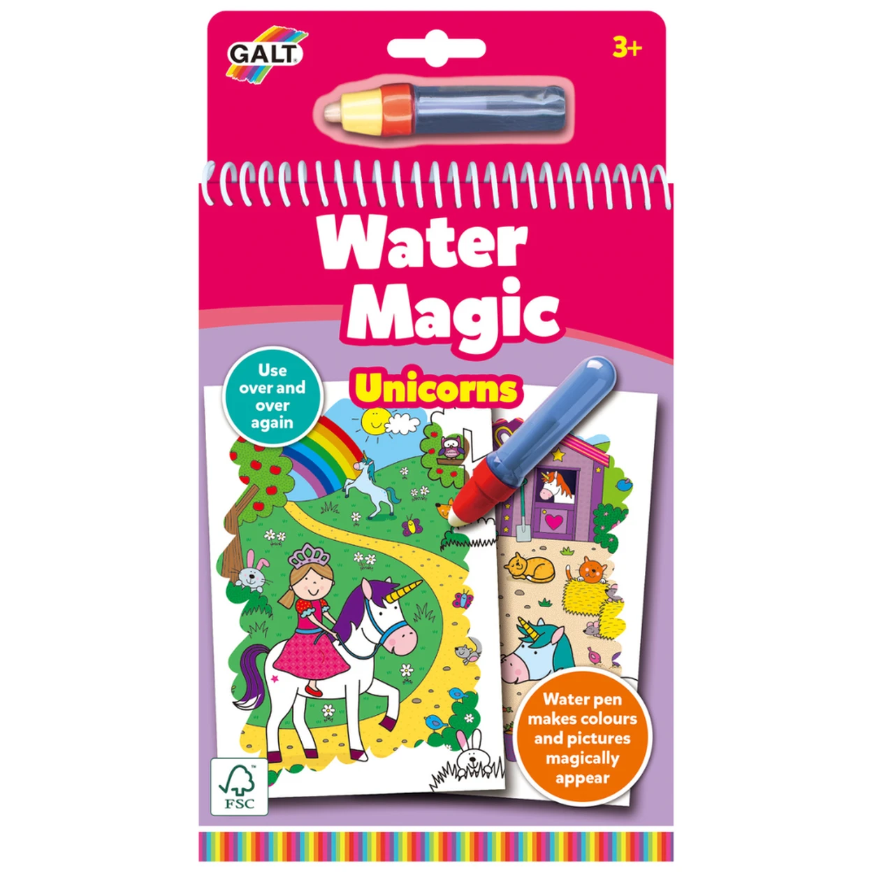Galt Toys, Water Magic - Safari, Colouring Books for Children Ages 3 Years Plus, Multicolor Galt Toys, Water Magic - Safari, Colouring Books for Children Ages 3 Years Plus, Multicolor
