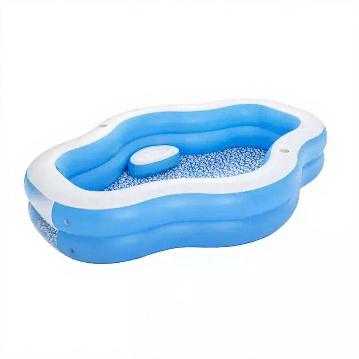 Piscine Familiale Gonflable Rétro Épaisse – Rayures Vertes – Pour Enfants Et Bébés, Idéal Été Intérieur/Extérieur