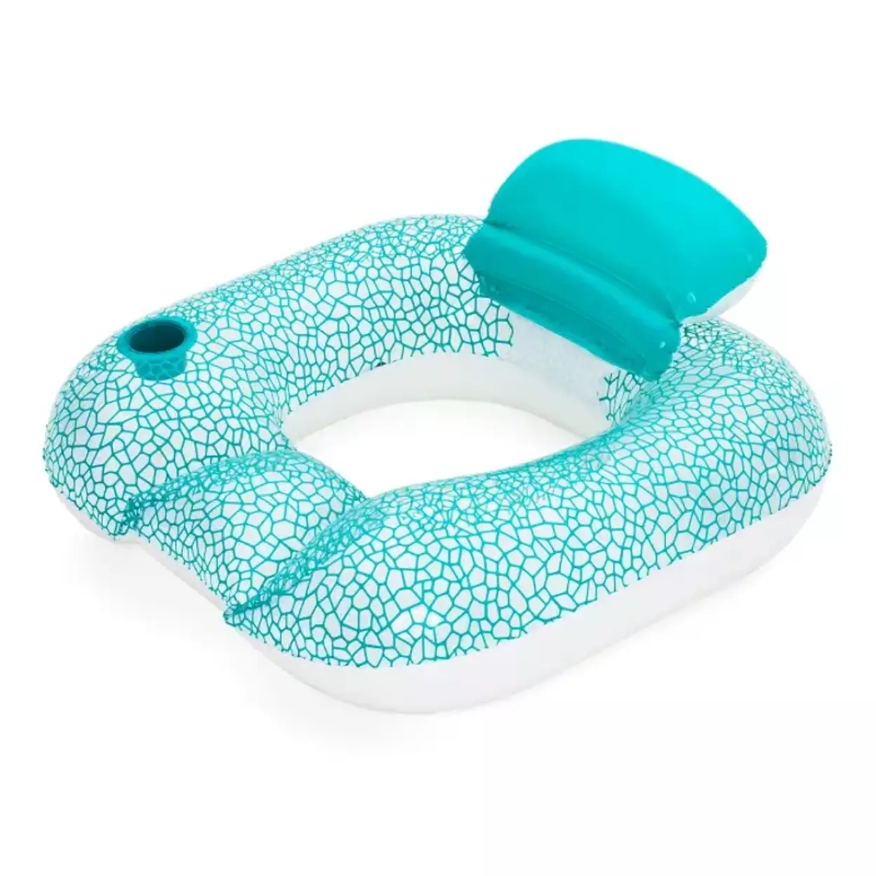 Bestway Fauteuil Piscine Lounge + Dossier 102 x 94 cm + Support de Verre
