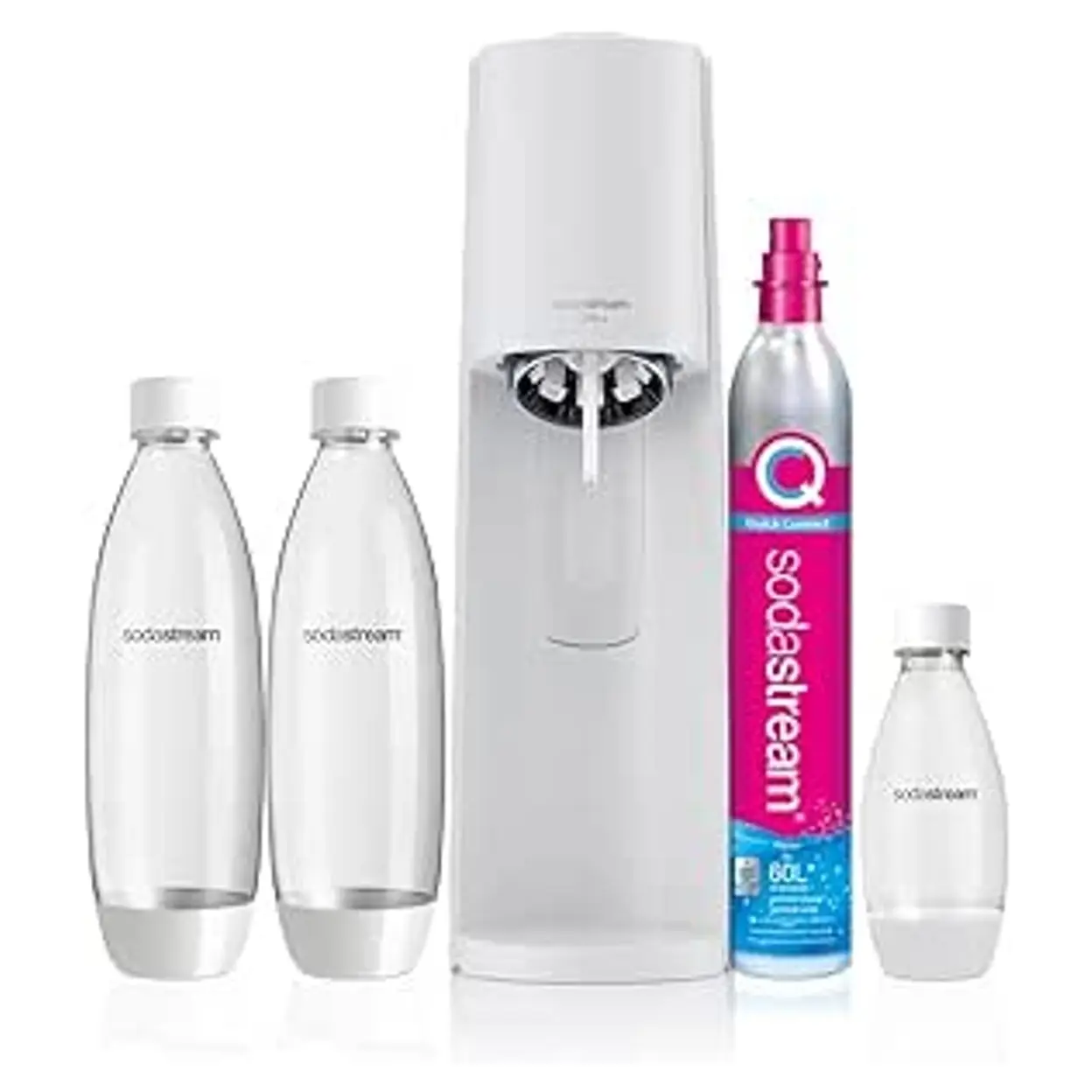 SodaStream Wassersprudler Terra QC Megapack, Weiß | Spezialgeräte