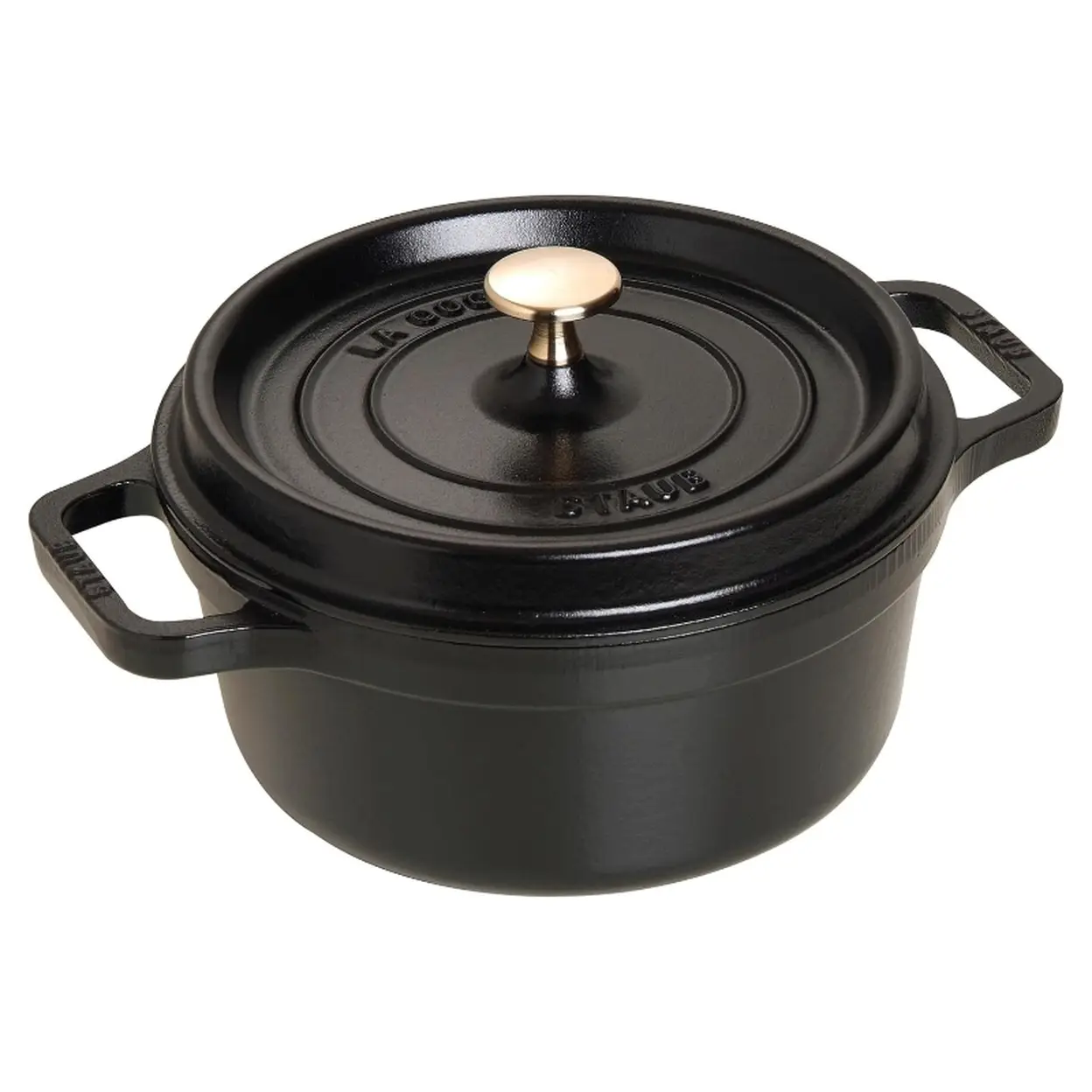 STAUB Cocotte Classic Emaille Gusseisen Bräter – Mit Deckel – 22 cm – 2,6 L | Bräter