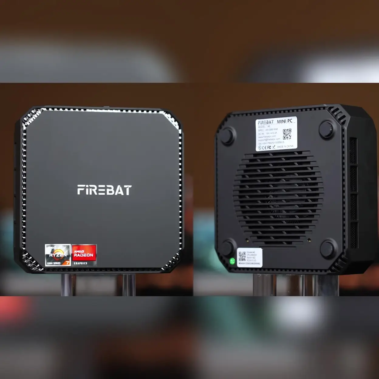 FIREBAT Mini PC AMD Ryzen 7 7735HS | Radeon 680M | 16GB RAM, 512GB