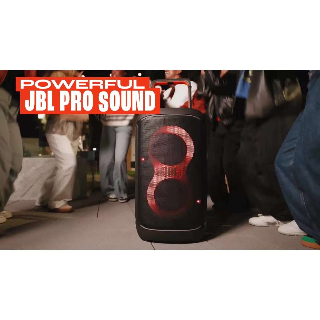 JBL PartyBox 520 Portable Battery-Powered Party Speaker – Black