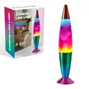 GLOBAL GIZMOS Lava Lamp Rocket Rainbow Multicolour image 1