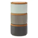 Maison by Premier Set of Three Stacking Canisters image 0