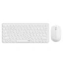 Rapoo 9010M Multi-Device Tastatur- und Maus-Kombination, 2,4 GHz/Bluetooth 5.0/4.0 Kabelloses Tastatur- und Maus-Set für Windows/Mac/Linux/Chrome, unterstützt 4 Geräte, flaches, leises Klicken, batteriebetrieben – Weiß image 0