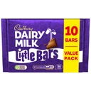 Cadbury Dairy Milk Little Bar 10pk 180g image 0