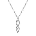Ever Faith DNA Necklace Double Helix Pendant Biological Symbol image 0