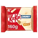 KitKat Chunky White Chocolate 4 Bars 160g image 0