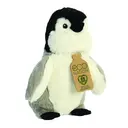 Aurora World Eco Nation Penguin Plush Toy 24cm Grey / White / Black image 0