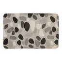 Maison by Premier Bath Mat Soak Microfibre Plush Pebble Grey/Black 50x80cm image 0