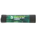 D2W Wheelie Bin Liners 5 Rolls 240l image 0