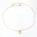 18K PVD Gold Stainless Steel Heart Lock Pendant Necklace, 40+5cm Dainty Love Choker image 0