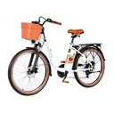 DYU City Elektrische Fiets DYU C6 PRO 26-inch, Wit image 0