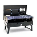 Huacan Barbecue portable pliable pour l'extérieur avec planche de rangement d'outils - Noir image 0