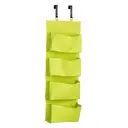 Essentials by Premier Over Door Lime Green Hanging Organiser image 0