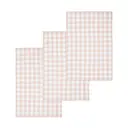 Maison by Premier Tea Towels Doro Cotton Check Beige 3pcs image 0