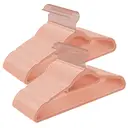 Velvet Hanger, 42.7x22x0.6cm, Rose Gold and Light Pink, Set of 50 image 0