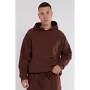 Third Avenue Oversized Fleece Pullover Hoodie - Vintage Brown image 0