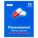 Aspar Paracetamol Pain Relief Capsules 500mg - 16 Capsules image 0