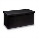 5five Pouf double pliable en polyester - Noir image 0