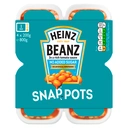 Heinz Beanz No Sugar Snap Pots 4 x 200g image 0