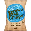 Brown Bag Crisps Sea Salt & Malt Vinegar Crisps 150g image 0