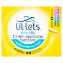 Lil-Lets Smartfit Non-Applicator Tampons, Regular, 10 count image 0