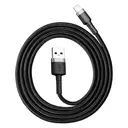 Baseus 2A Cafule USB for USB-C Cable - 2M - Grey/ Black image 0