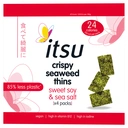 Itsu Sweet Soy & Sea Salt Crispy Seaweed Thins Multipack 4 X 5g image 0