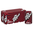 Dr Pepper 8 X 330ml image 0
