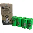 Eco Green Living Compostable Dog Waste Bags (4 Rolls of 15 Bags) image 0