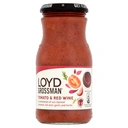 Loyd Grossman Tomato & Red Wine Pasta Sauce 350g image 0