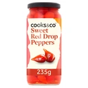 Cooks & Co Sweety Drop Red Peppers in Brine 235g image 0