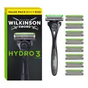 Wilkinson Sword Hydro 3 Men's 1 Razor with 8 Blade Refills image 0