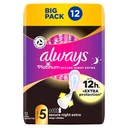 Always Platinum Secure Night Extra Sanitary Towels With Wings Size 5 12 Pads image 0