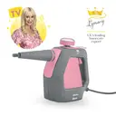 Swan x TV's Queen of Clean Handheld Steam Cleaner, 3 Steam Pressure Settings, 9 Attachments, 5 m Cable, 220 ml Tank - Pink, SC17350QOCN image 1