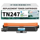 Inkcloud TN247 Toner compatible pour Brother TN-243CMYK DCP-L3550CDW MFC-L3750CDW cyan image 0