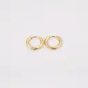 16mm Gold Plated Hoop Earrings – 2.5mm Thick Stainless Steel Tube Hoops, Polished Minimalist Jewelry image 0