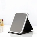 Miroir de maquillage LED pliable avec 3 modes de luminosité noir  image 0