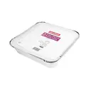Caroline Foil Tray with Lid, 239 x 239mm, 35mm deep, pack of 2 image 0