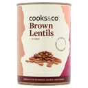 Cooks & Co Brown Lentils 400g image 0
