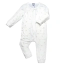 Mama Bamboo Babygrow 12-18 Months White Bamboo Print image 0