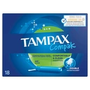 Tampax Compak Super Tampons With Applicator 18Pads image 0