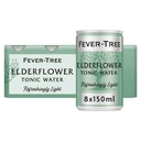 Fever-Tree Refreshingly Light Elderflower Tonic Water 8X150ml image 0
