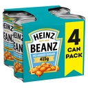 Heinz Beanz No Sugar Added 4 x 415g image 0
