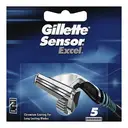 Gillette Sensor Excel Razor Blades 5 Pack image 0